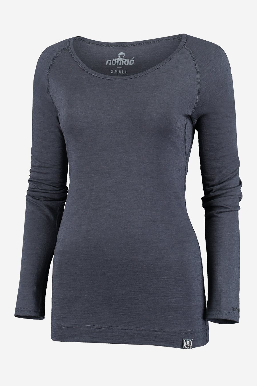 Pure Merinowol Longsleeve Dames | Graphite