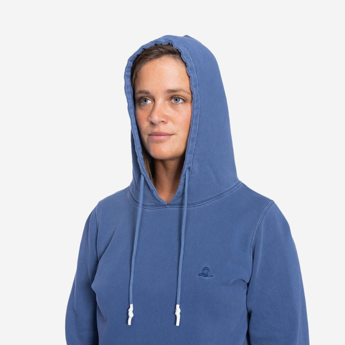 Gisborne Bio-Katoen Hoodie Dames | Indigo