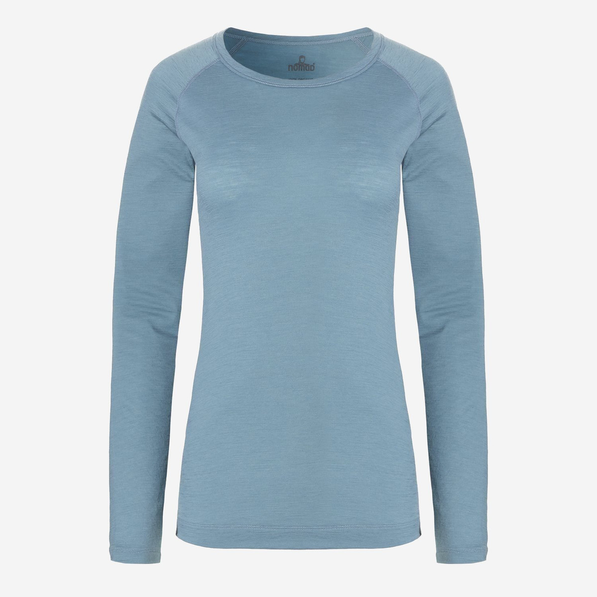 Pure Merino Longsleeve Damen | Hellblau