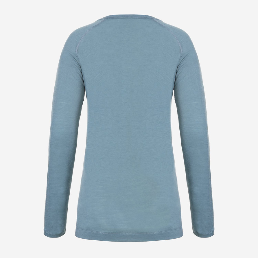 Pure Merino Longsleeve Damen | Hellblau
