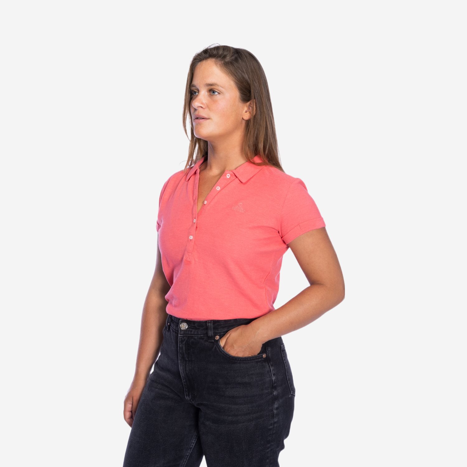 Polo Women Coral Outlet Premium Quality NOMAD