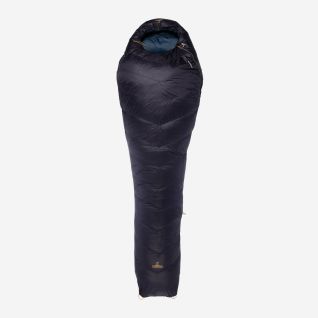 NOMAD Orion 180 XL mummyslaapzak in de kleur ink met capuchon en ritssluiting voor outdoor gebruik