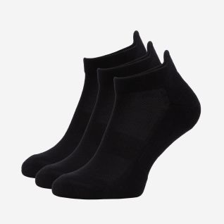 NOMAD organic cotton low-cut hiking socks 3-pack in black