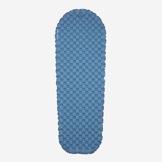 NOMAD AirTec Comfort Wide slaapmat in titanium blauw met honingraatpatroon voor outdoor gebruik