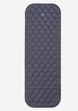 NOMAD AirTec 3D Comfort lange zwarte slaapmat met structuur en afgeronde hoeken