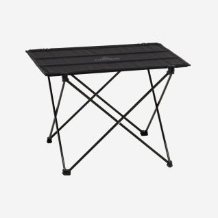 NOMAD Amosen compact black camping table with a foldable frame and a sturdy tabletop