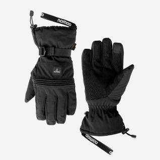 NOMAD waterdichte premium handschoen zwart met verstelbare strap en gripprofiel voor outdoor activiteiten