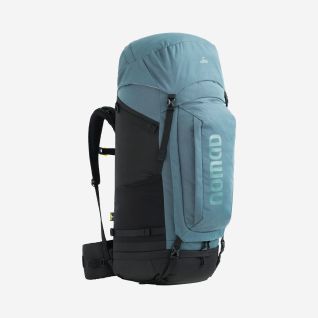 NOMAD Batura 70 premium backpack in steel blue with ample storage space and adjustable shoulder straps