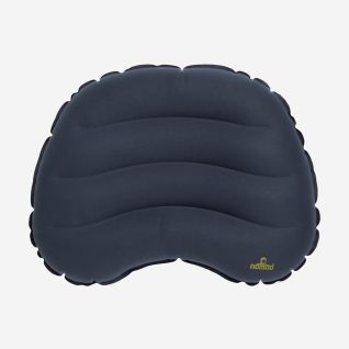 NOMAD donkerblauw opblaasbaar reiskussen met ergonomisch design voor outdoor gebruik