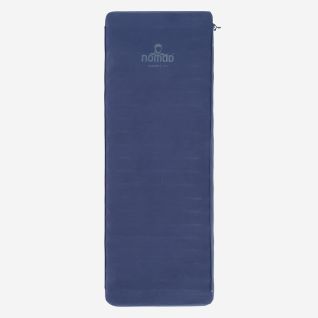 NOMAD Castor 10.0 slaapmat in donker denim kleur rechthoekig model met zichtbaar merklogo