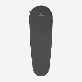 NOMAD ultimate compact 5.0 slaapmat in donkergrijs met rechthoekig ontwerp en afgeronde hoeken