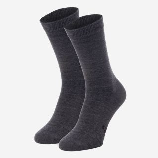 NOMAD Premium Wool Daily Socks 2-Pack in Dark Grey for Everyday Use