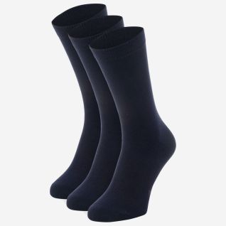NOMAD Daily Sock 3-Pack of organic cotton in dark blue for men and women