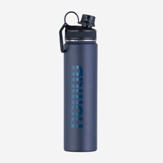 NOMAD 750 ml insulated water bottle in dark blue with screw cap and carry handle