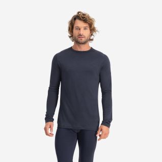 NOMAD Tech thermal long-sleeve for men in dark grey with long sleeves and a crew neck