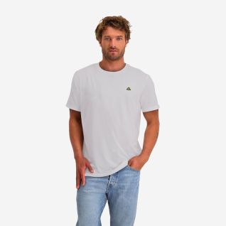 NOMAD Anapai Travel T-shirt heren in wit met klein logo op de borst kort mouw basic outdoor kleding