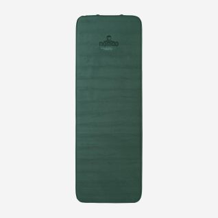 NOMAD Dreamzone Premium 7.5 sleeping pad in forest green with a rectangular design and a visible logo at the top.