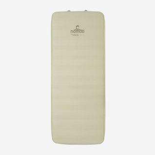 NOMAD Dreamzone Premium XW 15.0 sleeping mat in sand color with a rectangular design and rounded corners