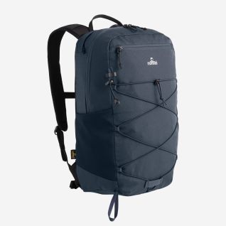 NOMAD Montagon 22 liter dagrugzak in donkerblauw met elastisch koord en voorvak