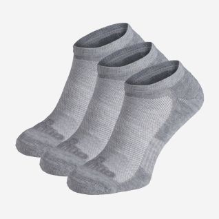 NOMAD 3-pack of grey low-ankle hiking socks for outdoor activities