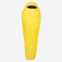 NOMAD Gemini 1100 mummy sleeping bag in bright yellow with a hood and insulating lining for outdoor use