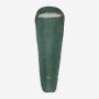 NOMAD Inca Premium 1000 mummy sleeping bag in trekking green with hood and NOMAD logo on the front
