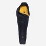 NOMAD Inca 750 mummy sleeping bag in dark blue with yellow interior for camping and outdoor activities