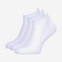 NOMAD set of three pairs of white organic cotton low-cut walking socks