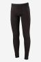 NOMAD men's black merino wool thermal pants with an elastic waistband and a snug fit