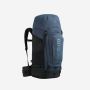 NOMAD Batura 55-liter premium backpack in dark blue with large zippered pockets and adjustable shoulder straps