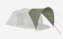 NOMAD Dogon 2 and 3 plus 1 LW porch in Calliste green with extension canopy for tent with arch shape and spacious entrance