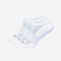 NOMAD white low-cut hiking socks 3-pack with breathable mesh for outdoor activities