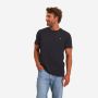 NOMAD Anapai men’s travel t-shirt in black with short sleeves and a small chest logo.