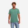 NOMAD Anapai Travel men’s T-shirt in green with a crew neck and a small chest logo