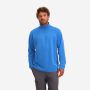 NOMAD fleece pull voor heren in blauw met halve rits en lange mouwen outdoor kleding