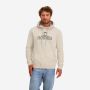 NOMAD Rolleston hoodie heren stone kleur met buidelzak en capuchon