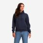 NOMAD Rolleston women’s hoodie with kangaroo pocket in dark blue and hood