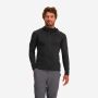 NOMAD men's black stretch vest with hood and long sleeves for outdoor activities