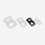 NOMAD dual-adjust black plastic buckle for outdoor equipment and accessories