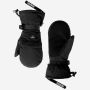 NOMAD premium waterproof mittens in black with adjustable strap and wrist loop