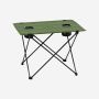 NOMAD Amosen premium compacte campingtafel in dill green met opvouwbaar frame en twee bekerhouders