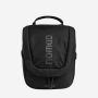 NOMAD toilettas zwart met handvat en ritssluiting voor reizen en outdoor gebruik
