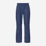 NOMAD dames regenbroek navyblauw met elastische tailleband en rechte pijpen