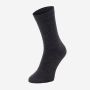 NOMAD Daily Sock Wool Pro dark gray wool sock with reinforced toe and heel for outdoor use.