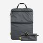 NOMAD laptop sleeve premium 15.6 inch in grijs met extra etui en ritssluiting