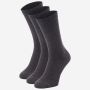 NOMAD Daily 3-Pack Organic Cotton Socks in Dark Grey for Men and Women