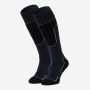 NOMAD Essential 2-Pack Ski Socks in Navy Blue with Reinforced Panels and Gray Accents