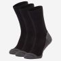 NOMAD winter hiking socks 3-pack in black with grey toes and heels