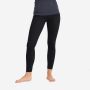 NOMAD women’s lightweight thermal pants in black, shown ankle-length on a model.