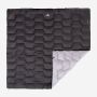 NOMAD Fornax Blanket XL black outdoor blanket with quilted pattern and lightweight lining
